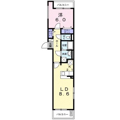 ブラン・フレール 201【管理NO：1-018556601-02010】 ★家具家電は申し込み後に搬入します 2026年08月中旬入居可能の外観画像