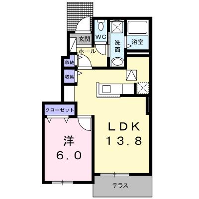 フランメゾン　Ａ 102【管理NO：1-018455601-01020】 ★家具家電は申し込み後に搬入します★の外観画像