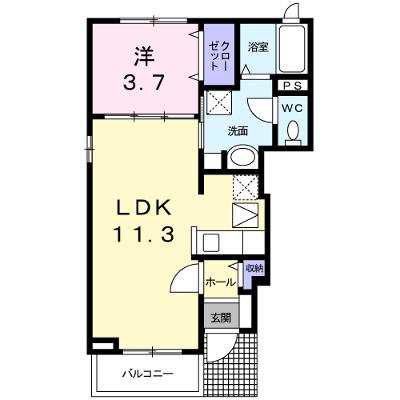 ミューズＢ 101【管理NO：1-017745802-01010】 ★家具家電は申し込み後に搬入しますの外観画像
