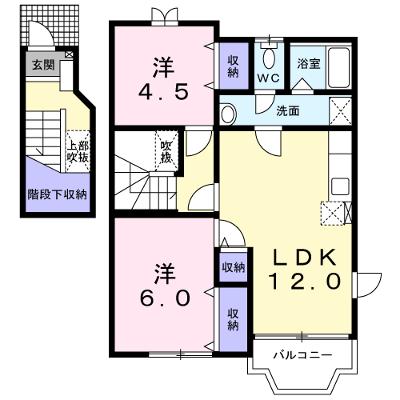 パティオソレアードＫＴ　Ａ 201【管理NO：1-011012701-02010】 ★家具家電は申し込み後に搬入しますの外観画像
