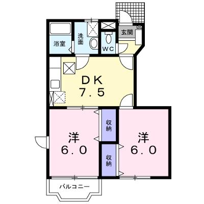 ピエ　デルモンテ 105【管理NO：1-010721001-01040】 ★家具家電は申し込み後に搬入しますの外観画像