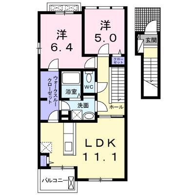 アルタイルⅢ 204【管理NO：1-019915203-02040】 ★家具家電は申し込み後に搬入しますの外観画像