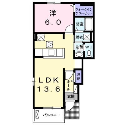 シャトーハイツⅠ 101【管理NO：1-022266101-01010】 ★家具家電は申し込み後に搬入します 2026年07月中旬入居可能の外観画像