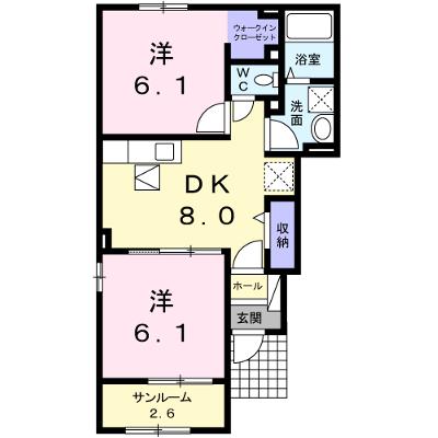プリムローズ　Ｂ 101【管理NO：1-018489602-01010】 2026年07月中旬入居可能の外観画像