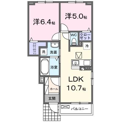 ロータス三室　Ｃ 105【管理NO：1-027709703-01050】 ★家具家電は申し込み後に搬入します 2026年07月中旬入居可能の外観画像