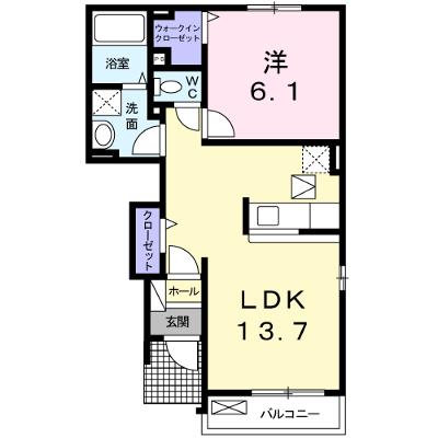 マリレ　ハイム 102【管理NO：1-016647901-01020】 ★家具家電は申し込み後に搬入しますの外観画像