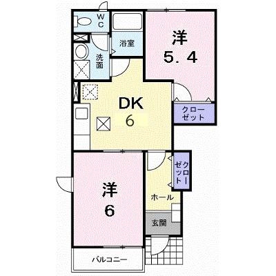 エスポワール２００１Α 101【管理NO：1-010826801-01010】 ★家具家電は申し込み後に搬入しますの外観画像