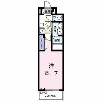 Ｙ’ｓアビタシオン青柳 103【管理NO：1-027383301-01030】 ★家具家電は申し込み後に搬入しますの外観画像