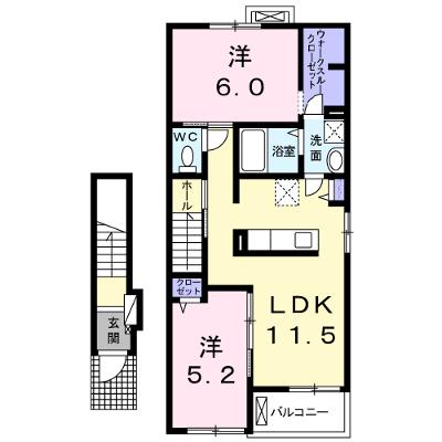 ブルーイン　幸塚　Ａ 202【管理NO：1-023464401-02020】 ★家具家電は申し込み後に搬入します 2026年07月下旬入居可能の外観画像