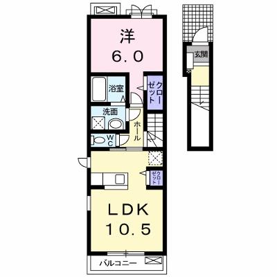 ピーチハッピネス 205【管理NO：1-018620201-02050】 ★家具家電は申し込み後に搬入しますの外観画像