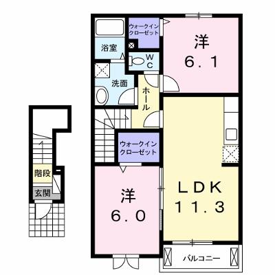プロムナード　ヒル 203【管理NO：1-018038101-02030】 ★家具家電は申し込み後に搬入します★の外観画像