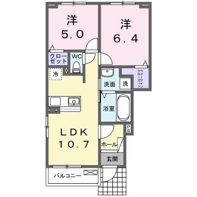 グロワール 101【管理NO：1-028556701-01010】 ★家具家電は申し込み後に搬入します 2026年10月下旬入居可能の外観画像