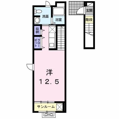 Ｊｕｐｉｔｅｒ（ジュピター） 203【管理NO：1-020507401-02030】 ★家具家電は申し込み後に搬入しますの外観画像