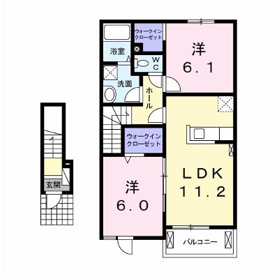 アヴェニール 202【管理NO：1-018751601-02020】 ★家具家電は申し込み後に搬入します 2026年07月下旬入居可能の外観画像