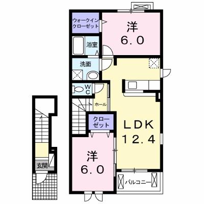 アクアクロスＡ 203【管理NO：1-017991001-02030】 ★家具家電は申し込み後に搬入します 2026年08月中旬入居可能の外観画像