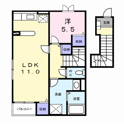 ハーバルパーク 201【管理NO：1-011147501-02010】 ★家具家電は申し込み後に搬入します★の外観画像