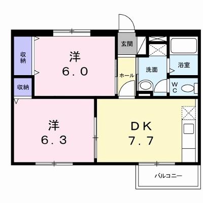 エミネンスユイⅡ 203【管理NO：1-005465102-02030】 ★家具家電は申し込み後に搬入します 2026年08月中旬入居可能の外観画像