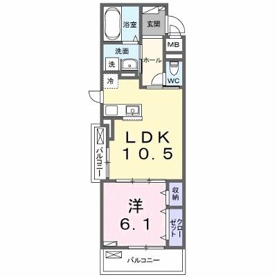 クラール　今泉 209【管理NO：1-027828201-02090】 ★家具家電は申し込み後に搬入します 2026年07月中旬入居可能の外観画像