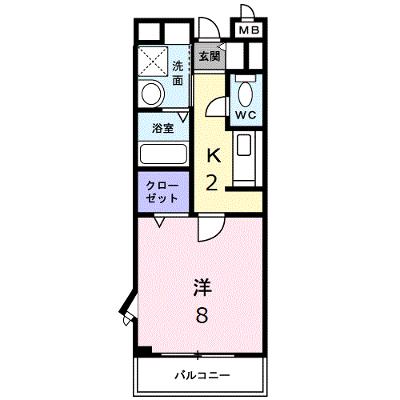 ラ・シャンス 106【管理NO：1-014283301-01060】 ★家具家電は申し込み後に搬入します★ ★2026年10月下旬入居可能★の外観画像