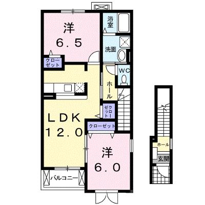 サンパティークⅥ 203【管理NO：1-014210102-02030】 ★家具家電は申し込み後に搬入しますの外観画像