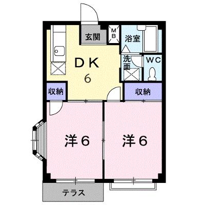 深堀ハイツ　Ⅱ 103【管理NO：1-002343501-01030】 ★家具家電は申し込み後に搬入します 2026年08月中旬入居可能の外観画像