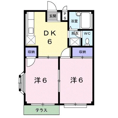深堀ハイツ 104【管理NO：1-002038901-01040】 ★家具家電は申し込み後に搬入しますの外観画像