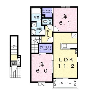 シャインメモリー　Ⅰ 203【管理NO：1-018469401-02030】 ★家具家電は申し込み後に搬入します★ ★2026年08月中旬入居可能★の外観画像