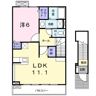 シュティルＡ 202【管理NO：1-017108601-02020】 ★家具家電は申し込み後に搬入します★の外観画像
