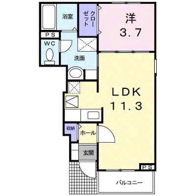 シュティルＡ 103【管理NO：1-017108601-01030】 ★家具家電は申し込み後に搬入します★の外観画像