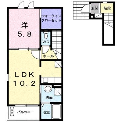グランドＦ・Ｌｏｇｉｅ 205【管理NO：1-017068101-02050】 ★家具家電は申し込み後に搬入しますの外観画像