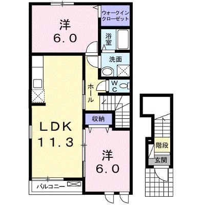 フェアリー 201【管理NO：1-015963201-02010】 ★家具家電は申し込み後に搬入しますの外観画像