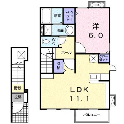 グランデヒルⅥ 204【管理NO：1-015858401-02040】 ★家具家電は申し込み後に搬入しますの外観画像