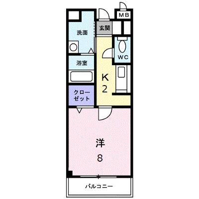 ラ・シャンス 204【管理NO：1-014283301-02040】 ★家具家電は申し込み後に搬入します★の外観画像