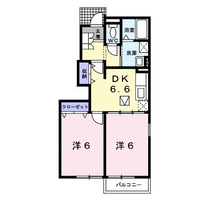 クレアトゥール　Ｂ 101【管理NO：1-013862202-01010】 ★家具家電は申し込み後に搬入しますの外観画像