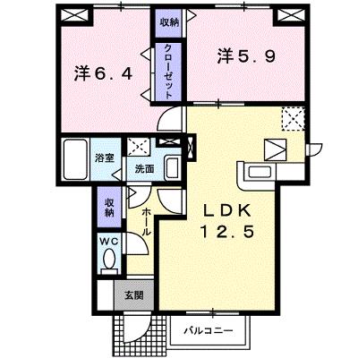ウエストヴィレッジ 104【管理NO：1-011886701-01040】 ★家具家電は申し込み後に搬入しますの外観画像