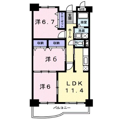 クラール 202【管理NO：1-011540901-02020】 ★家具家電は申し込み後に搬入します 2026年07月下旬入居可能の外観画像