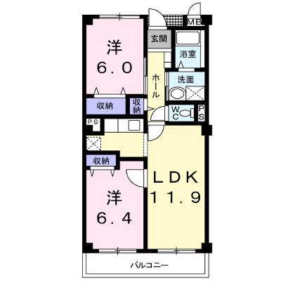 クリスタルＫＵＭＡＧＡＹＡ－Ｂ 104【管理NO：1-010790502-01040】 ★家具家電は申し込み後に搬入しますの外観画像