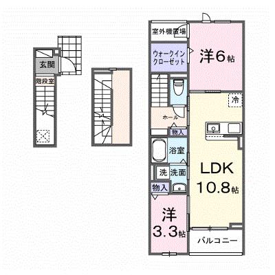 フィデールブリーゼ 303【管理NO：1-028592101-03030】 ★家具家電は申し込み後に搬入します 2026年10月上旬入居可能の外観画像