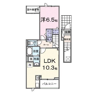 フィデールブリーゼ 203【管理NO：1-028592101-02030】 ★家具家電は申し込み後に搬入します 2026年10月上旬入居可能の外観画像