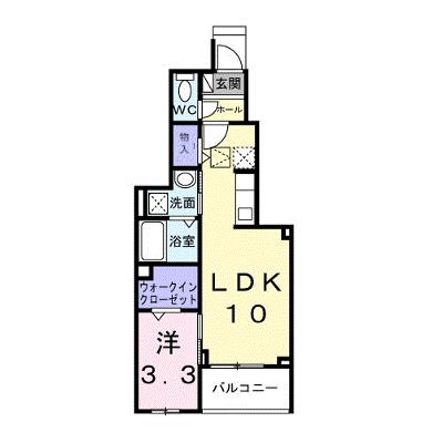 アルソーレ 102【管理NO：1-028591601-01020】 ★家具家電は申し込み後に搬入します 2026年10月上旬入居可能の外観画像