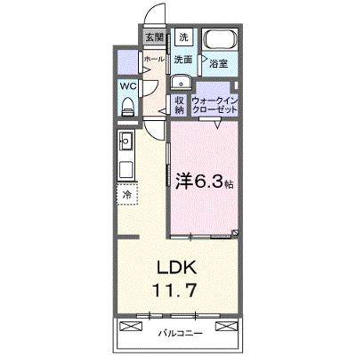 ヒカルサ熊谷久下ウエスト 203【管理NO：1-028512201-02030】 ★家具家電は申し込み後に搬入します 2026年10月上旬入居可能の外観画像