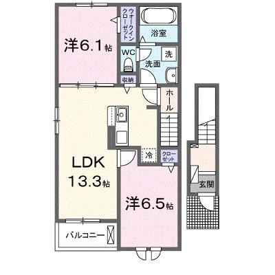 ベル　ヴィラージュ　Ｂ 201【管理NO：1-028462402-02010】 ★家具家電は申し込み後に搬入します 2026年09月上旬入居可能の外観画像