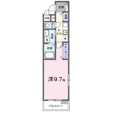 ヒカルサ熊谷サウス 201【管理NO：1-028423201-02010】 ★家具家電は申し込み後に搬入しますの外観画像