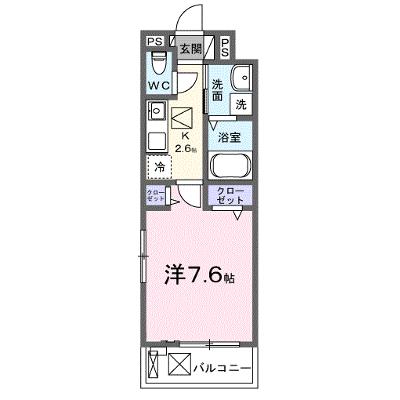 ヒカルサ熊谷サウス 104【管理NO：1-028423201-01040】 ★家具家電は申し込み後に搬入します★の外観画像