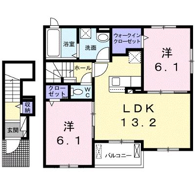 メゾン　ミモザⅢ 201【管理NO：1-026905801-02010】 ★家具家電は申し込み後に搬入します 2026年09月中旬入居可能の外観画像