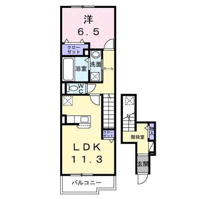 ア　コート　デ　パルク 204【管理NO：1-028620201-02040】 ★家具家電は申し込み後に搬入します★ ★2026年10月上旬入居可能★の外観画像
