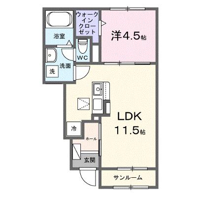 ノーブルイースト上柴 105【管理NO：1-028552401-01050】 ★家具家電は申し込み後に搬入しますの外観画像