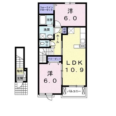 アルモニー大成 203【管理NO：1-021847801-02030】 ★家具家電は申し込み後に搬入します 2026年07月中旬入居可能の外観画像