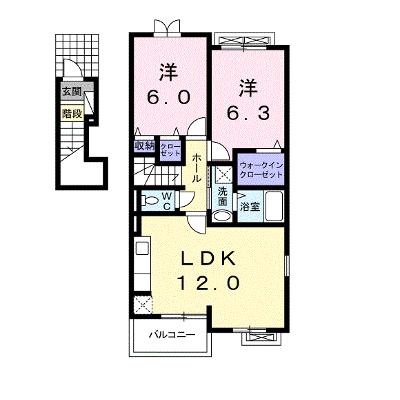 メゾン　ラフレⅡ 201【管理NO：1-020567101-02010】 ★家具家電は申し込み後に搬入します 2026年07月下旬入居可能の外観画像