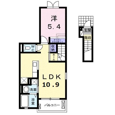 ムーン　フォレスト　ヴィラ 201【管理NO：1-019607701-02010】 ★家具家電は申し込み後に搬入しますの外観画像